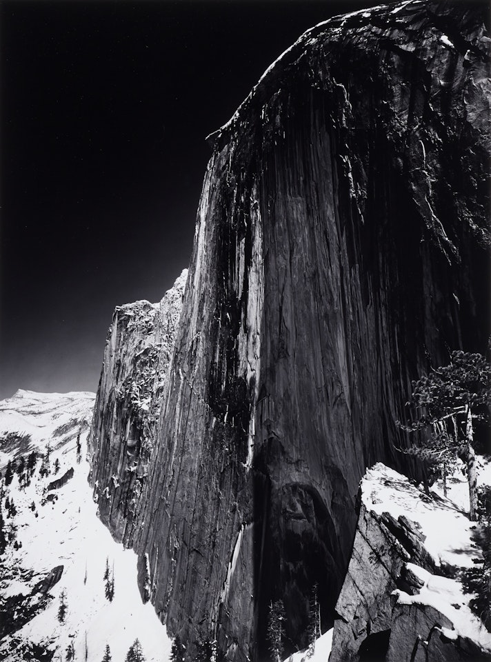 Monolith, the Face of Half Dome, Yosemite National Park, California by Ansel Adams