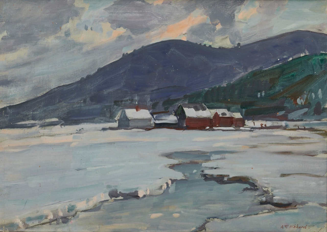 Winter View by Aldro Thompson Hibbard