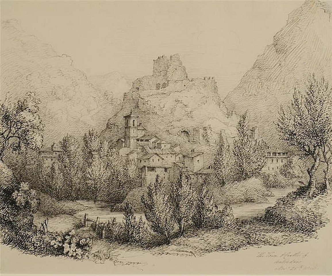 TOWN AND CASTLE OF ANTRODOCO by English School