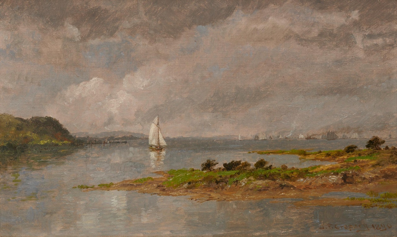 On The Hudson by Jasper Francis Cropsey