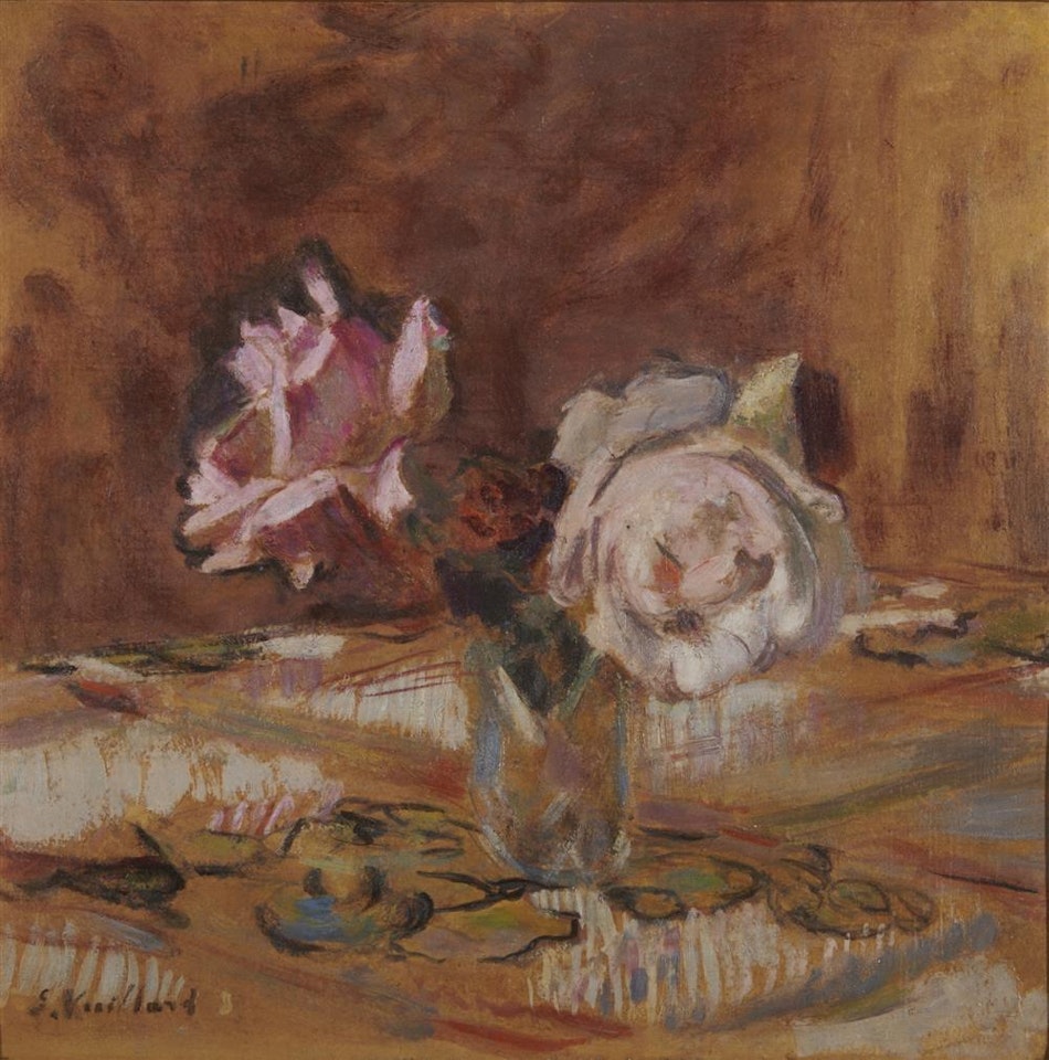 Pink Roses by Édouard Vuillard