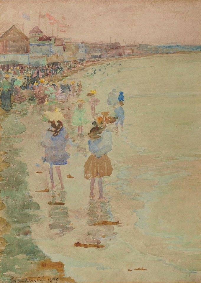 Beach Scene (Crescent Beach) by Maurice Prendergast