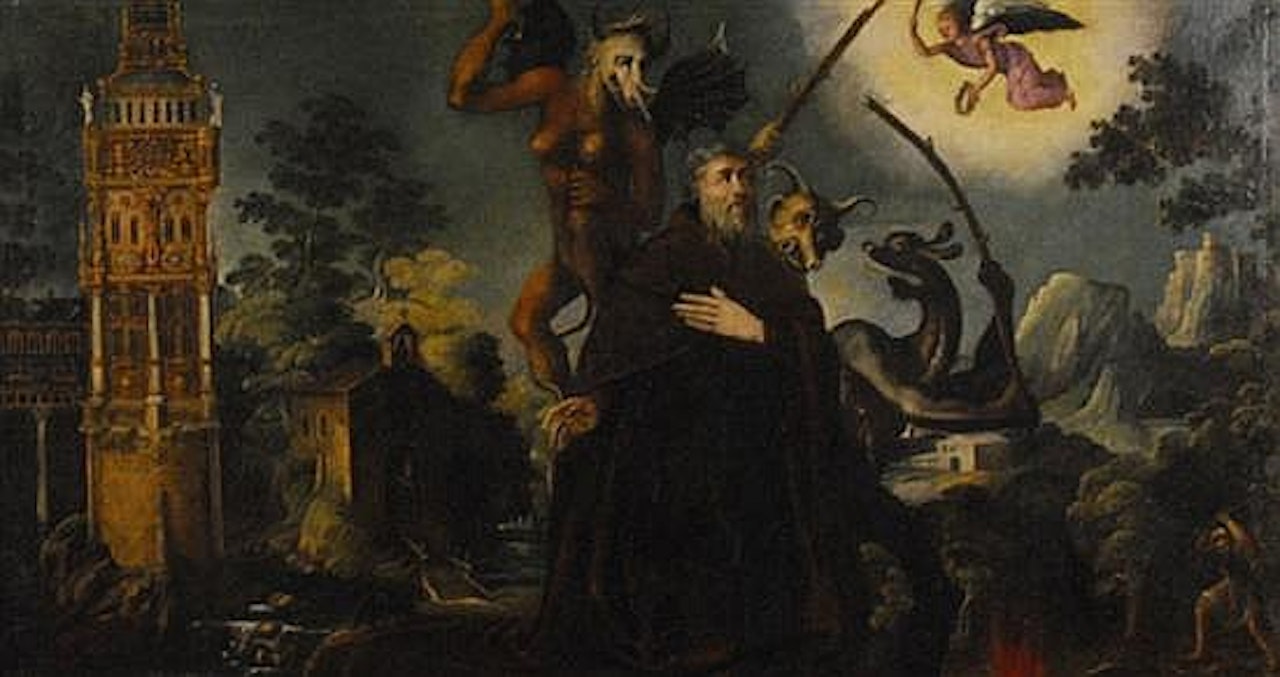 THE TEMPTATIONS OF SAINT ANTHONY by Spanish School