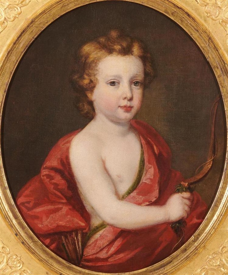 Cherub with Bow by French School