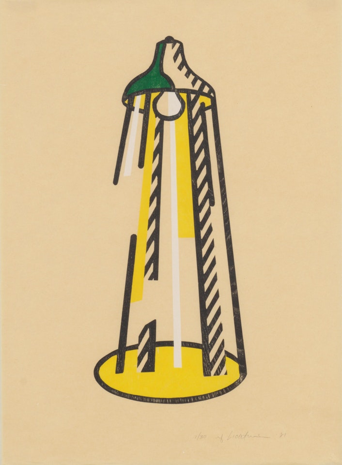 Lamp by Roy Lichtenstein