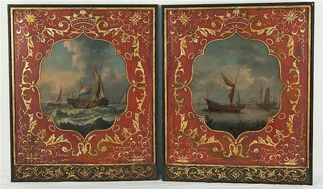 DECORATIVE MARITIME PAINTINGS by Dutch School