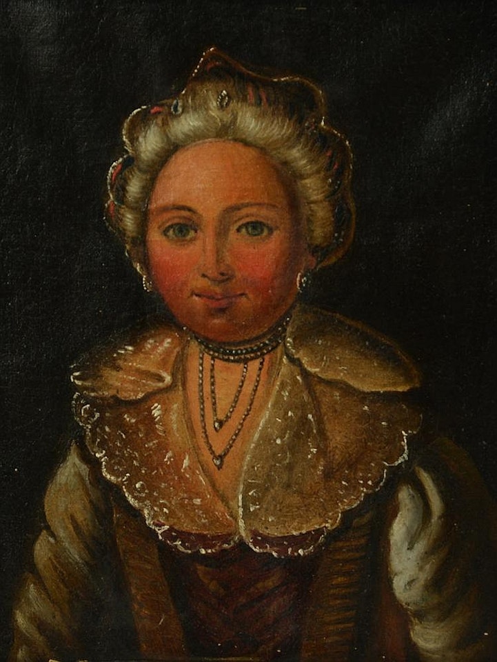 PORTRAIT OF A LADY by English School