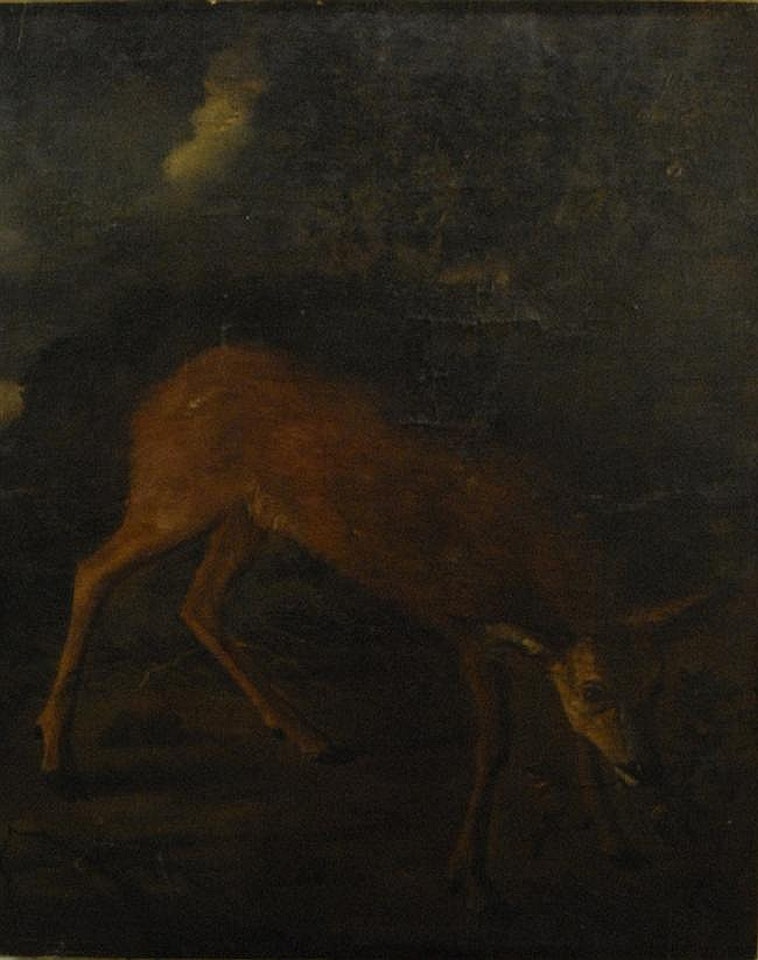FAWN IN TWILIGHT by French School
