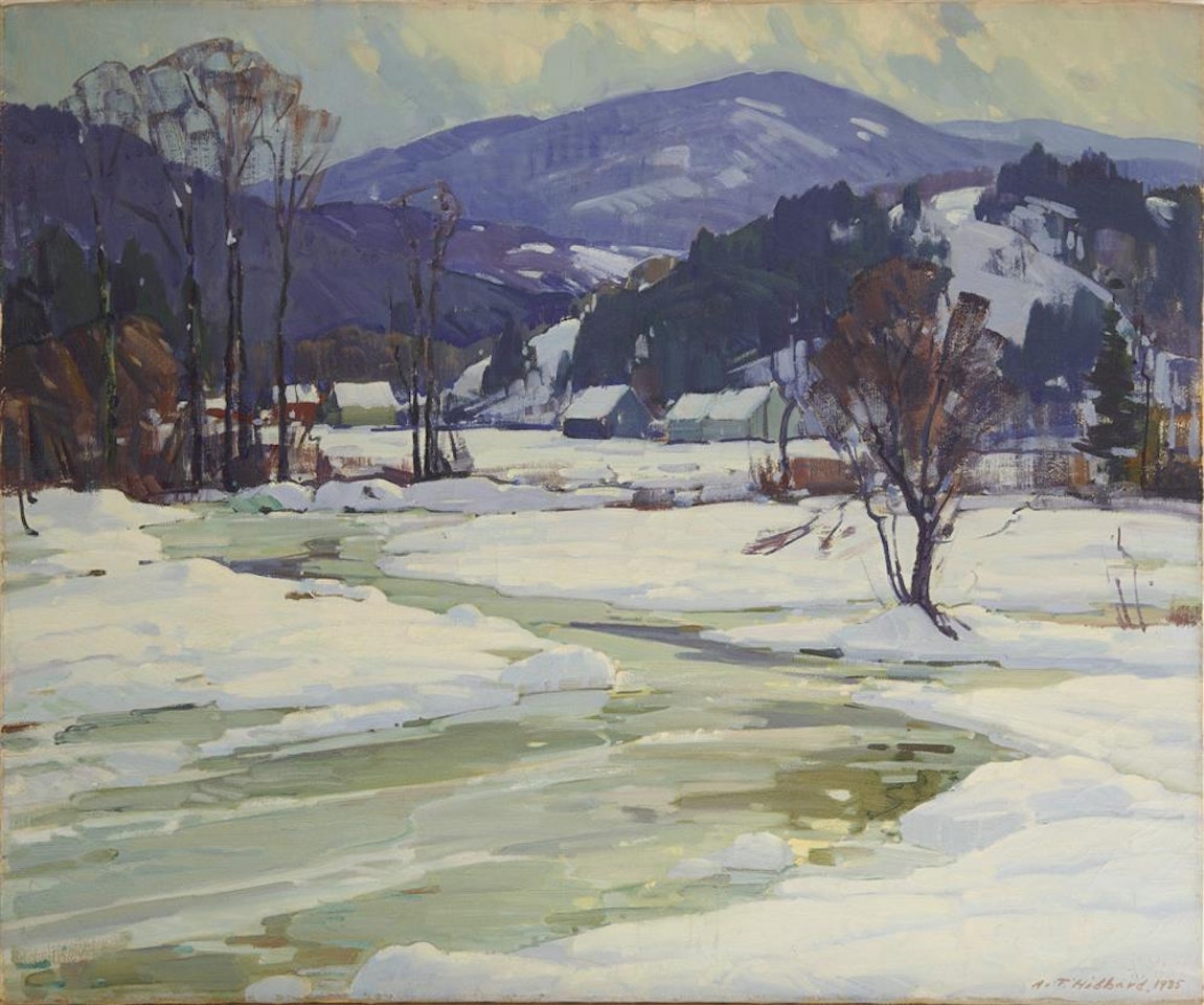 Winter View by Aldro Thompson Hibbard