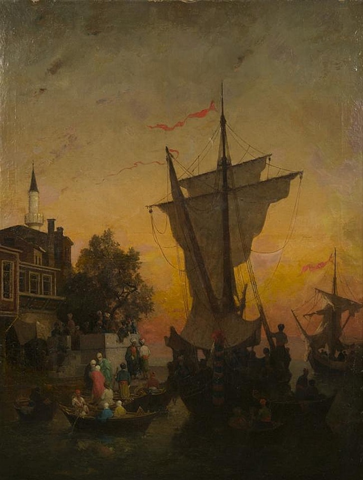 VIEW OF THE BOSPHORUS by Germain-Fabius Brest