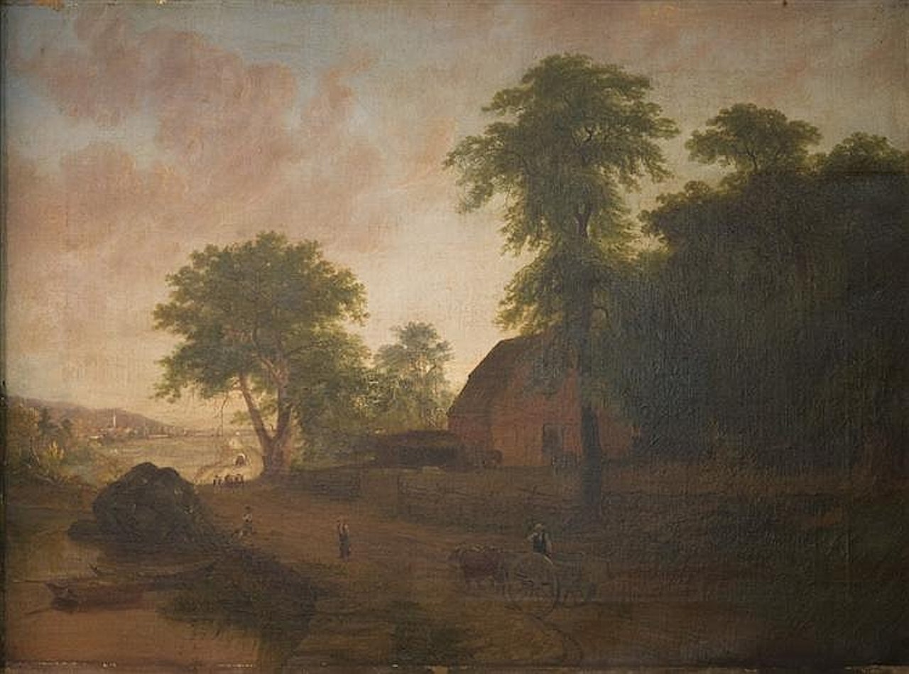 FARMING VILLAGE by James Goodwyn Clonney