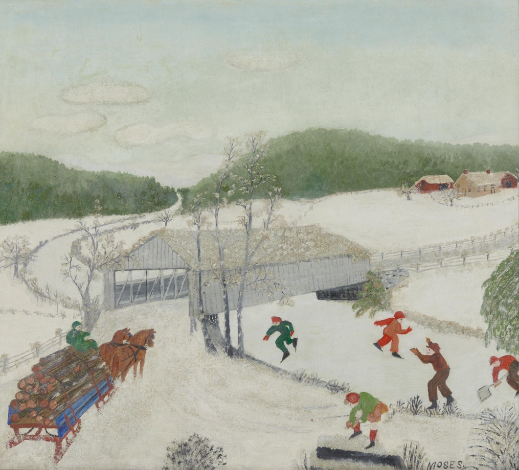 February by Grandma Moses
