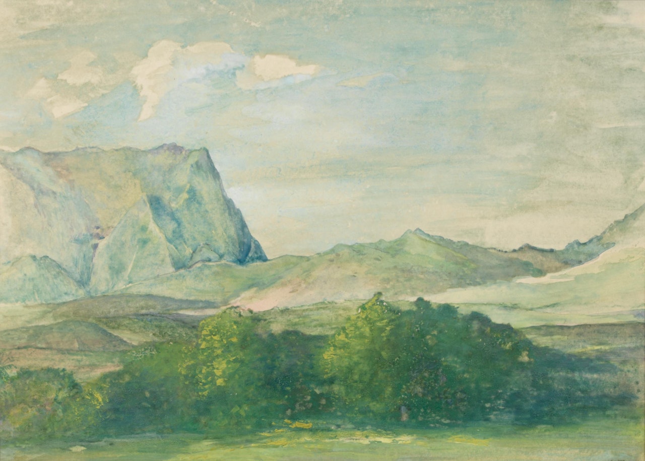 The Aorai, Tahiti by John La Farge