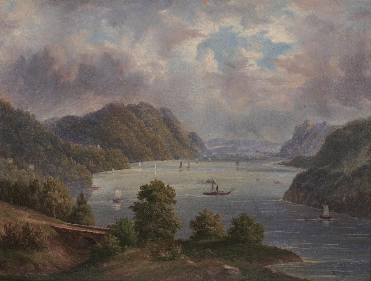 West Point, Hudson River by Thomas Doughty