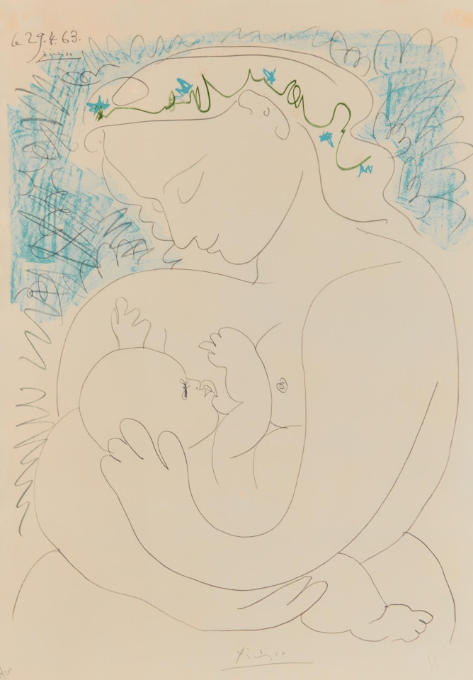 Grande Maternite by Pablo Picasso