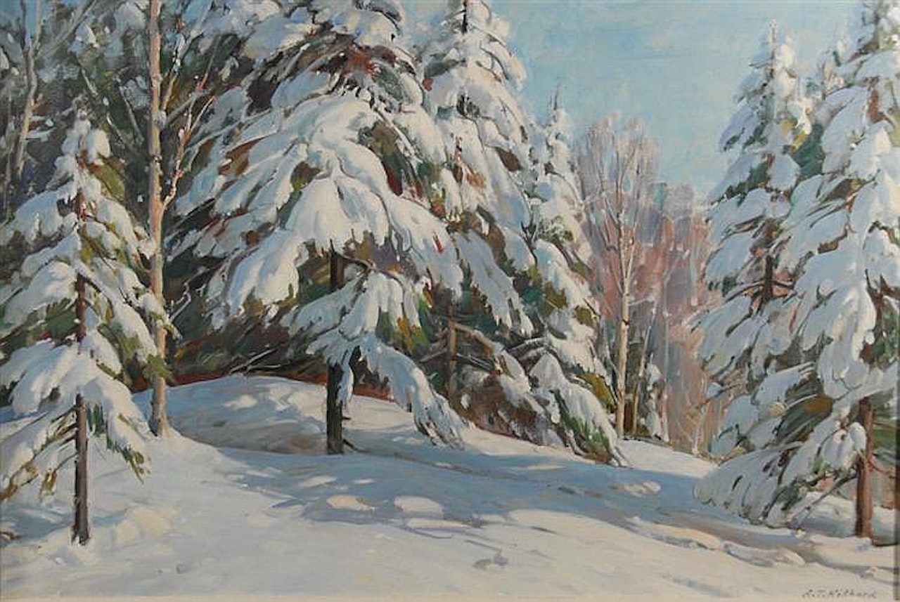 VERMONT SNOWY MANTLE by Aldro Thompson Hibbard
