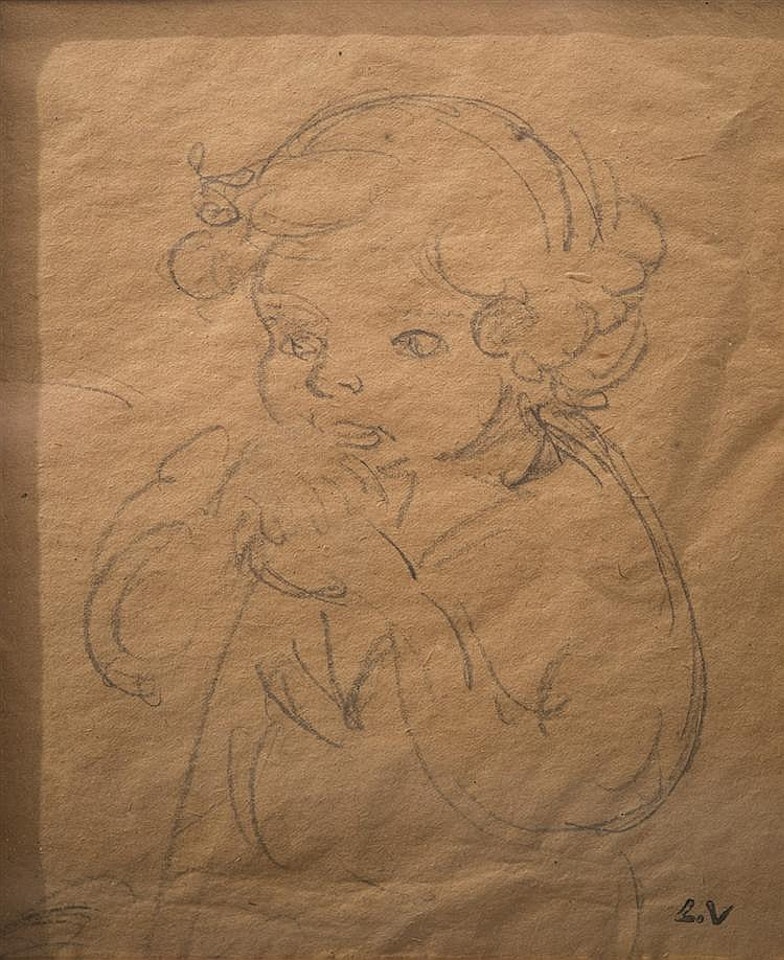PORTRAIT L"ENFANT by Louis Valtat