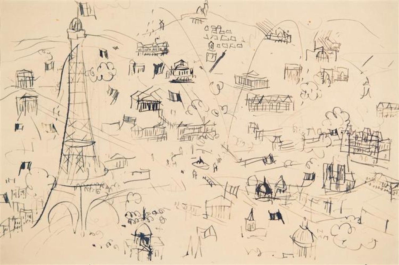 PANORAMA OF PARIS by Raoul Dufy