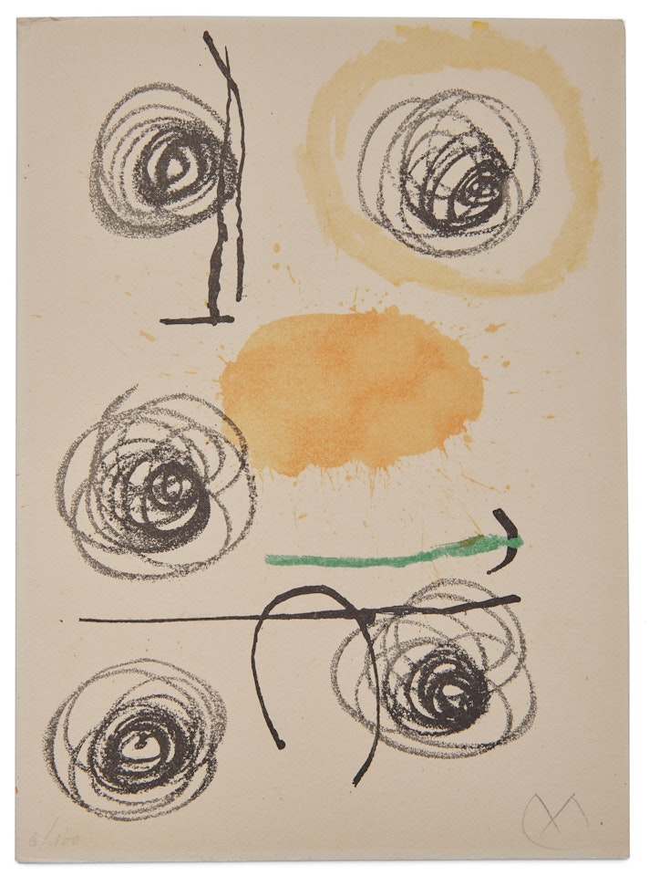Plate IV, From Obra Inèdita Recent by Joan Miró