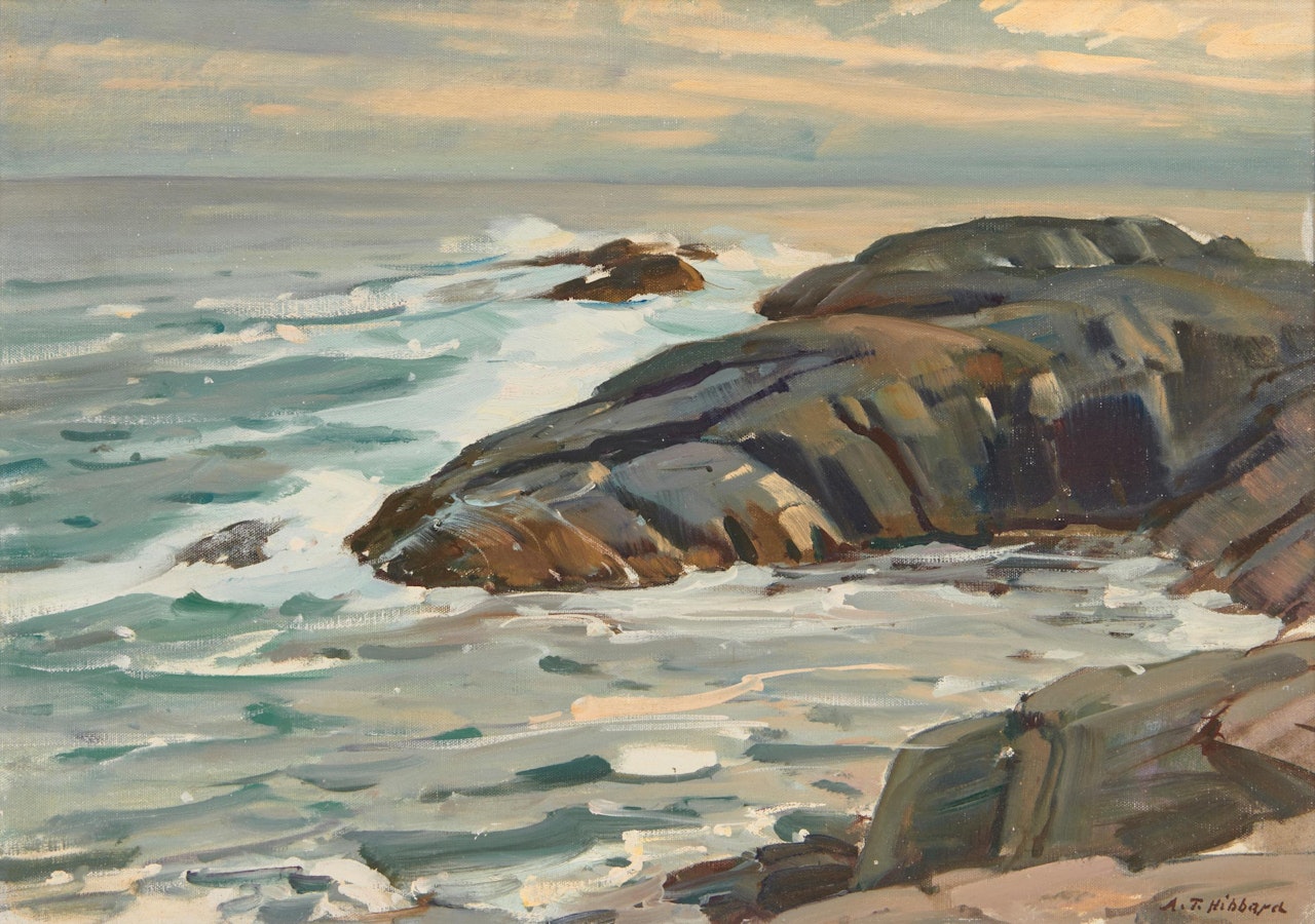 Coast Of Mohegan by Aldro Thompson Hibbard