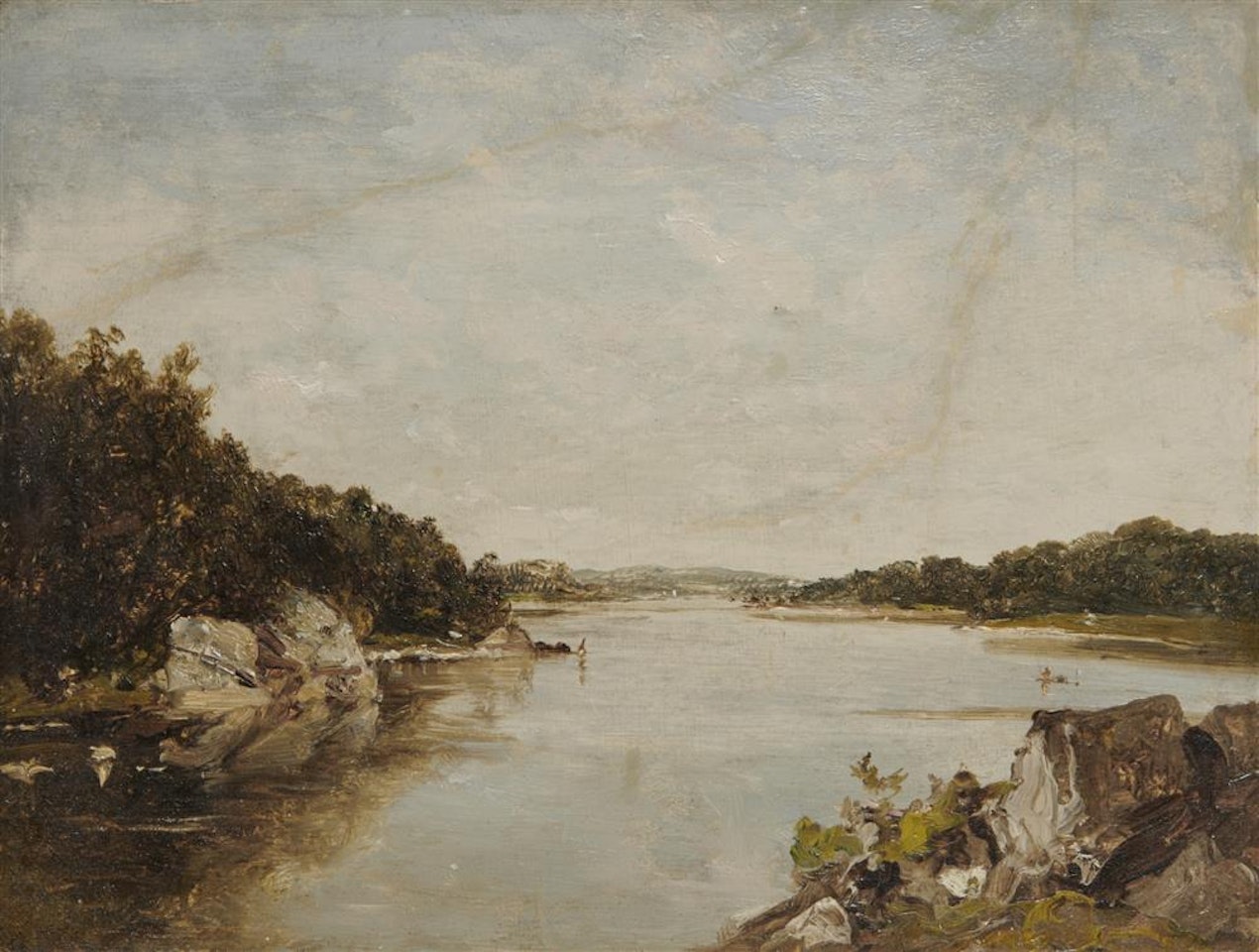 Conesus Lake, Genesee Valley, New York by John Frederick Kensett