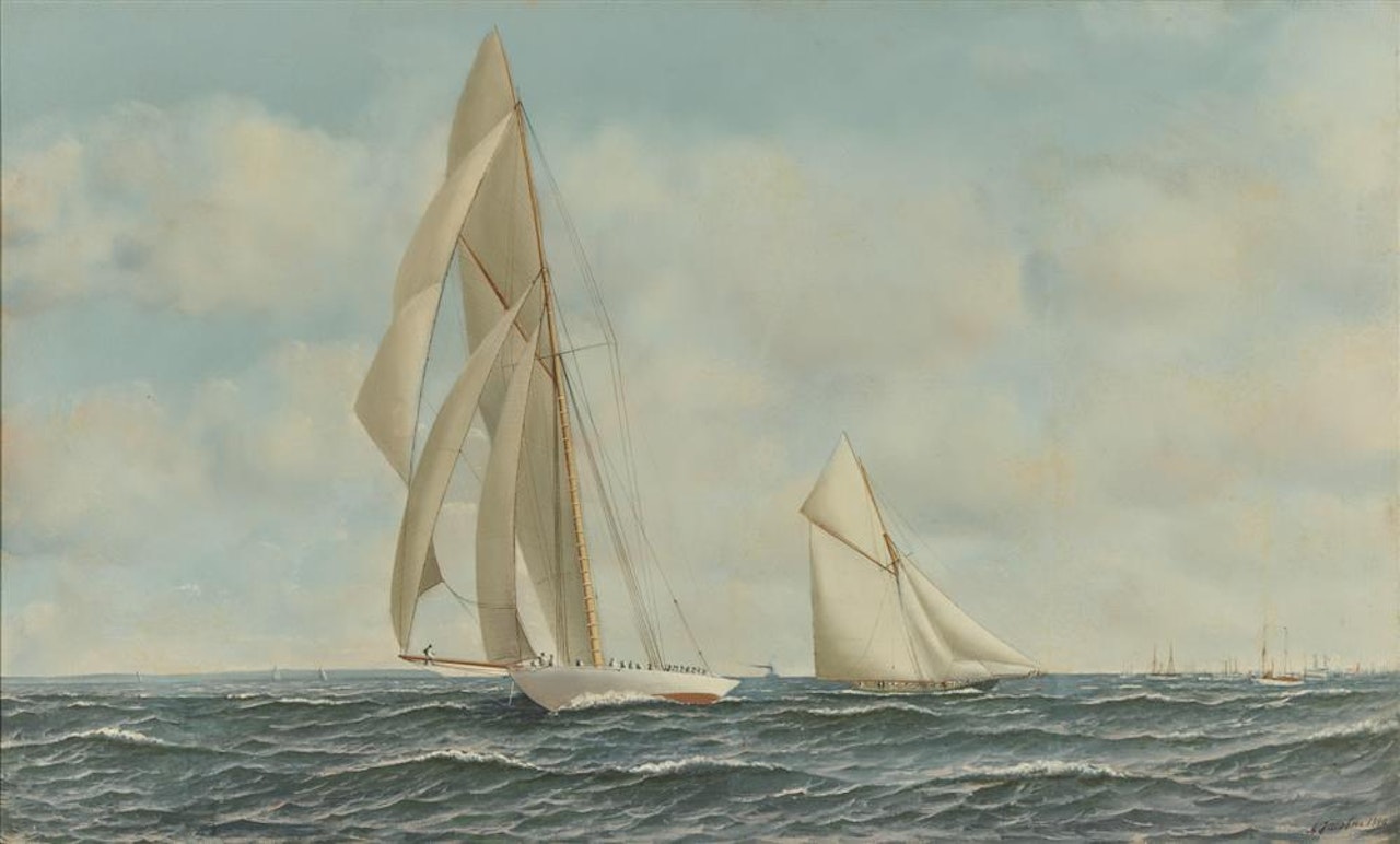 America"s Cup Race by Antonio Jacobsen