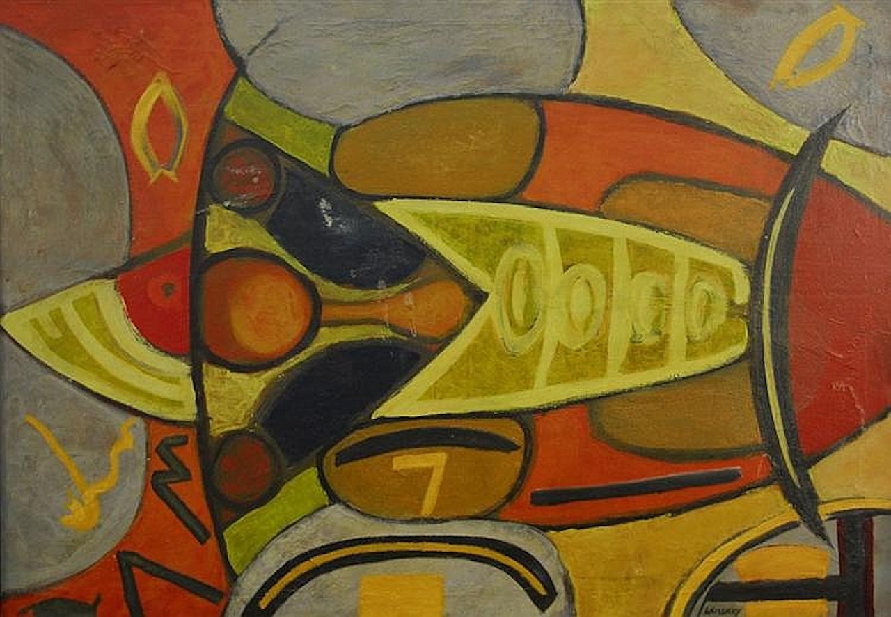 UNTITLED ABSTRACT by Russian School