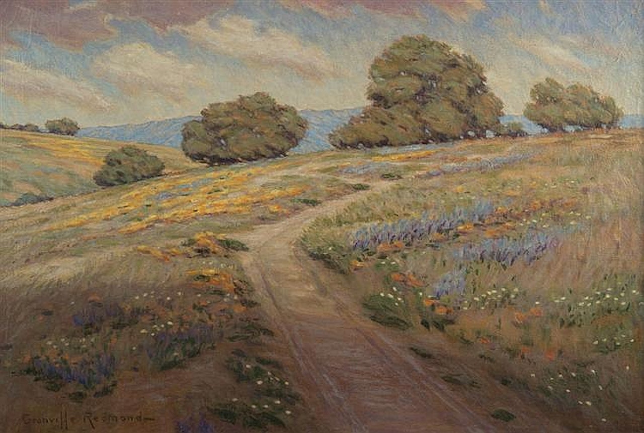 HILL ROAD by Granville Redmond