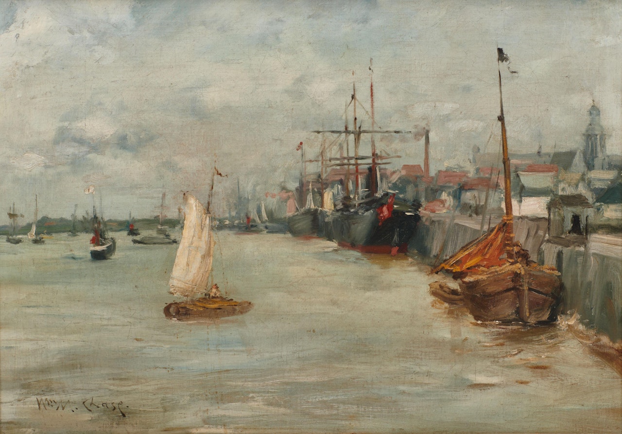 Port Of Antwerp by William Merritt Chase