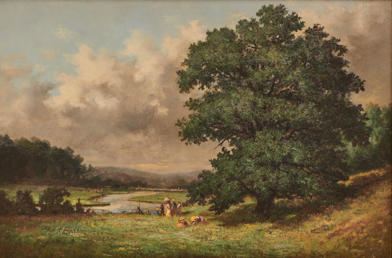 By The River by Alfred Thompson Bricher