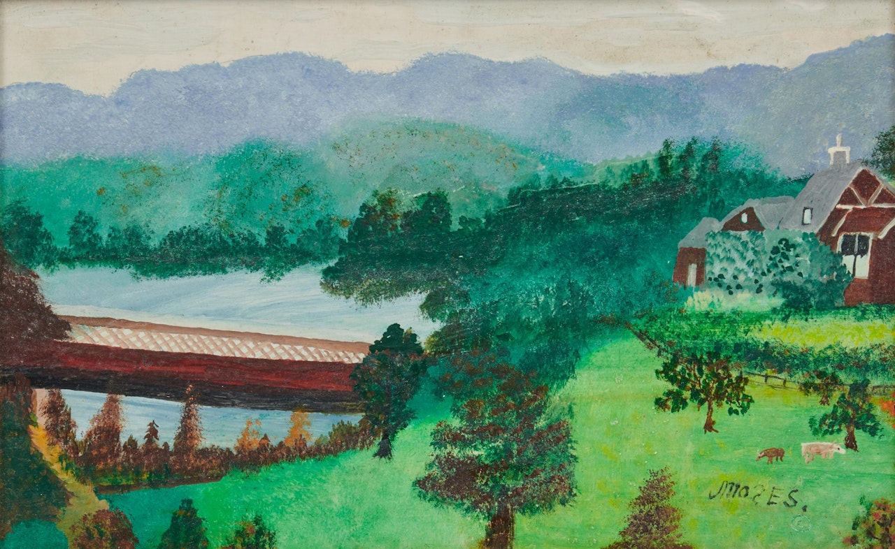 Long Bridge by Grandma Moses