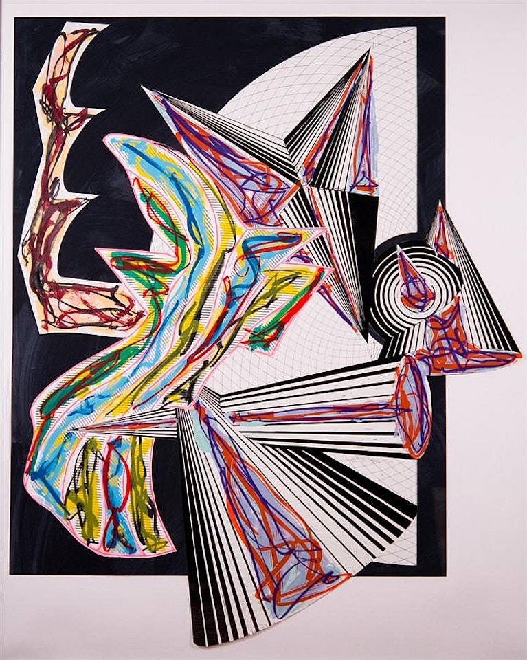 THEN CAME DEATH AND TOOK THE BUTCHER by Frank Stella