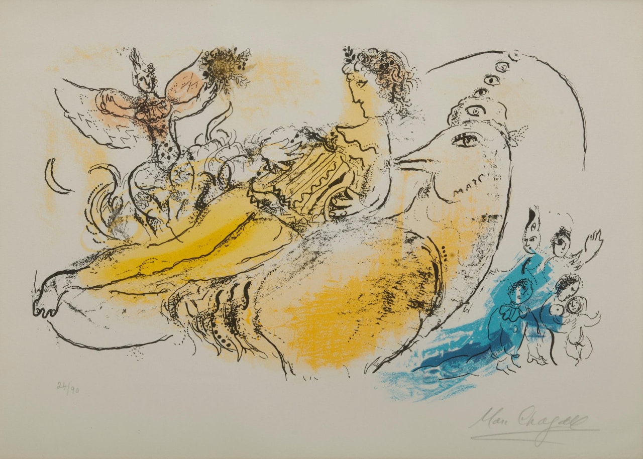 L"Accordéoniste (M. 204) by Marc Chagall