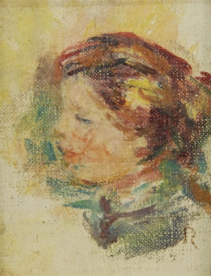JEUNE FEMME EN PROFILE by Pierre-Auguste Renoir