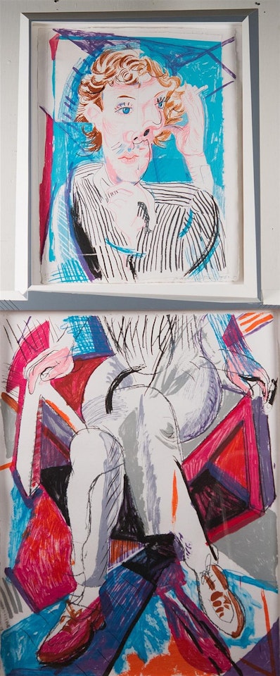 MOVING FOCUS: AN IMAGE OF GREGORY by David Hockney