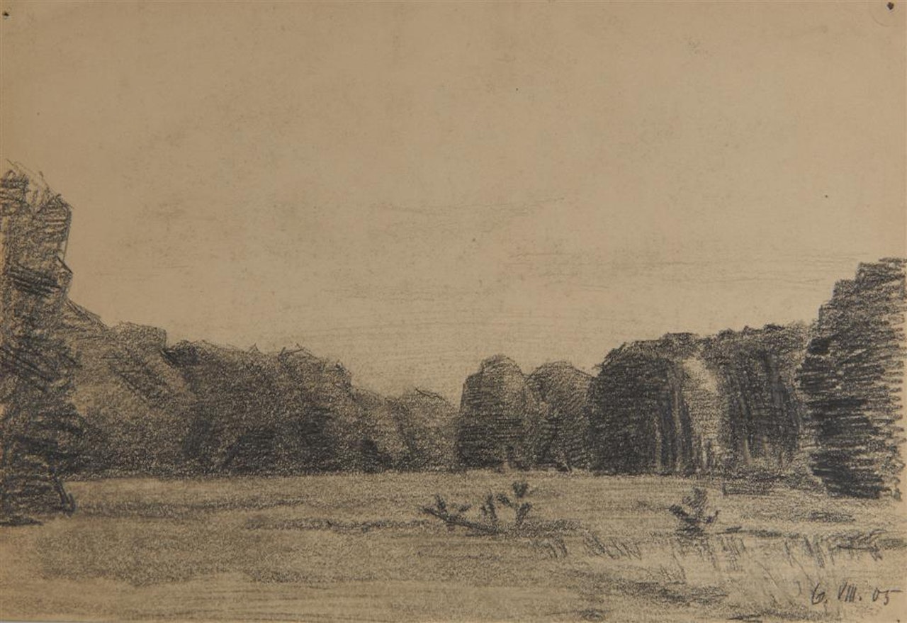 (Landscape) by Lyonel Feininger