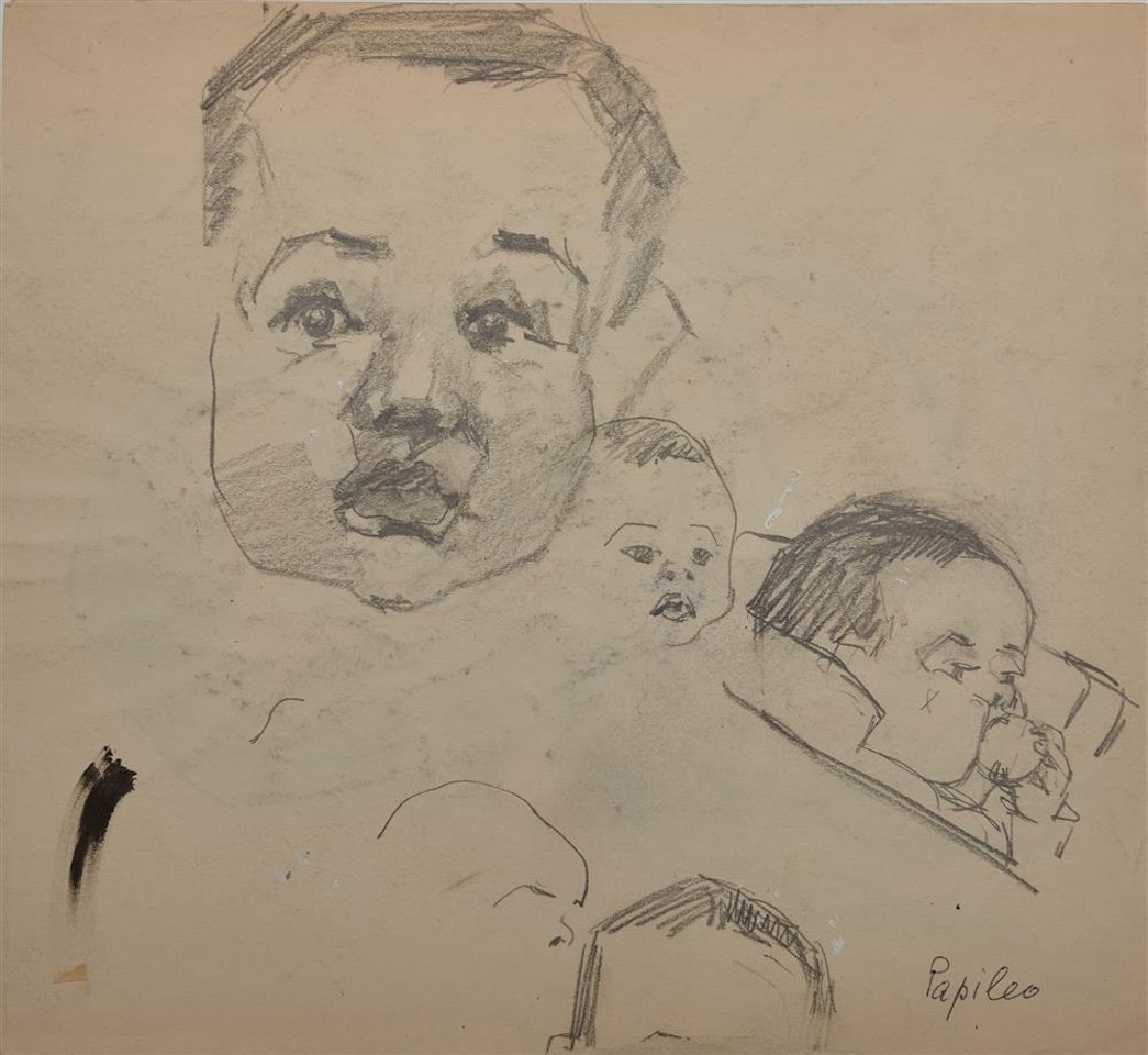 Portrait of Andreas Feininger by Lyonel Feininger