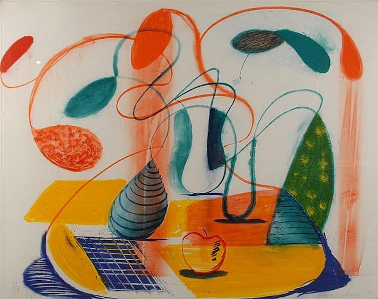 TABLE FLOWABLE by David Hockney