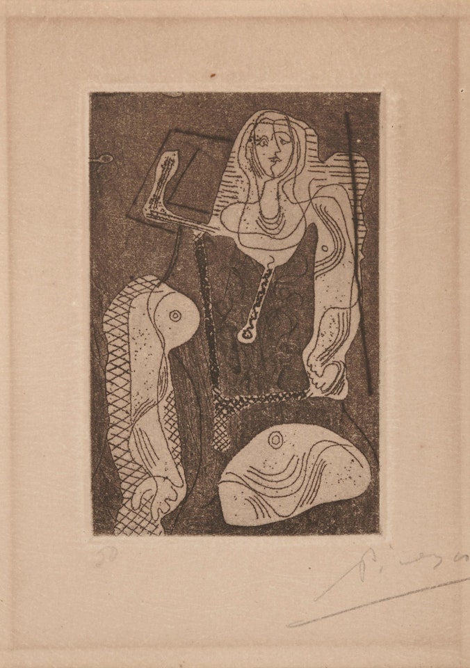 Femme, The Frontispiece For: Picasso Oeuvres 1920-1926 by Pablo Picasso