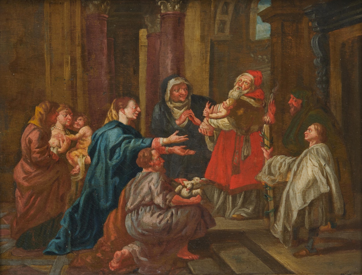 The Presentation At The Temple by Flemish School