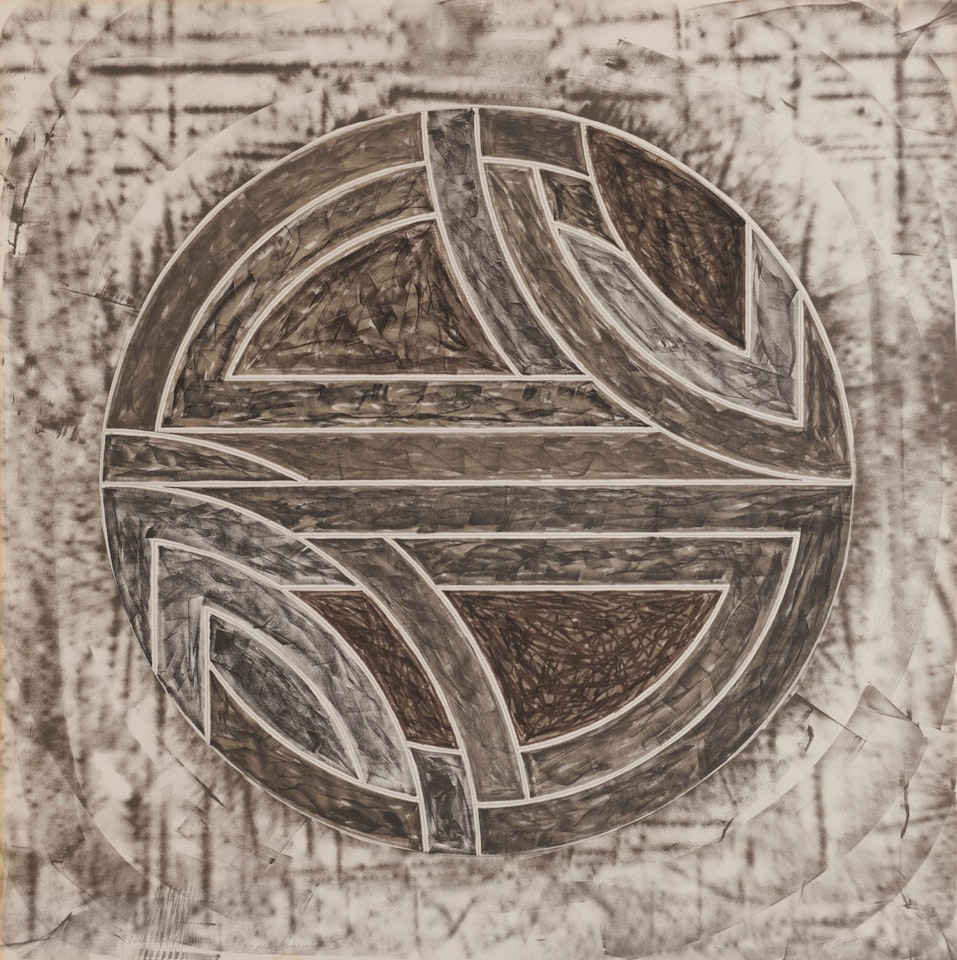 Black Trial Proof; Sinjerli Variant II by Frank Stella