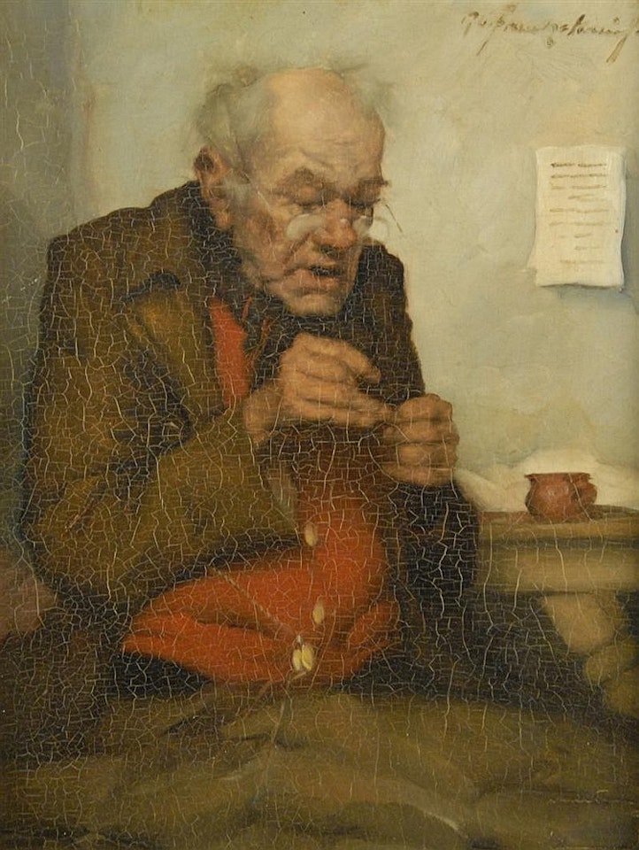 MAN SEWING by Continental School