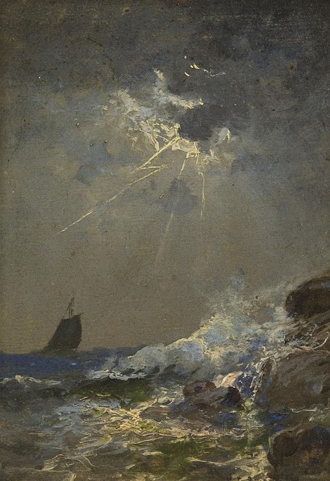 ROUGH SEAS by William Trost Richards