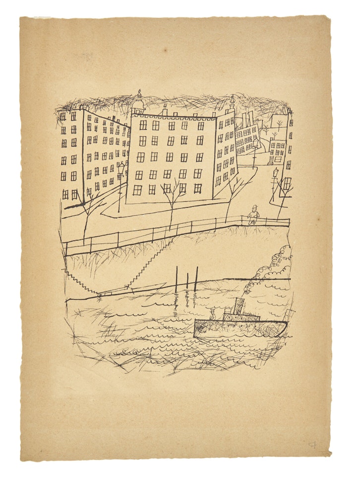 Am Canal by George Grosz