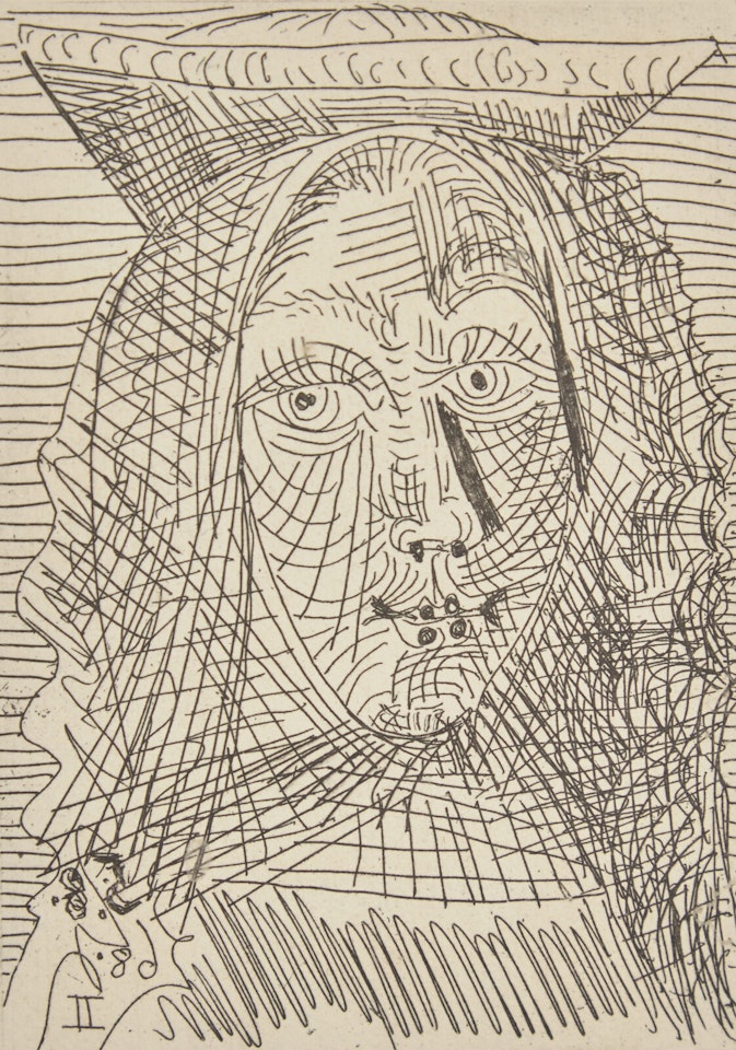 Jeune Dame Espagnole (from La Celestine) by Pablo Picasso