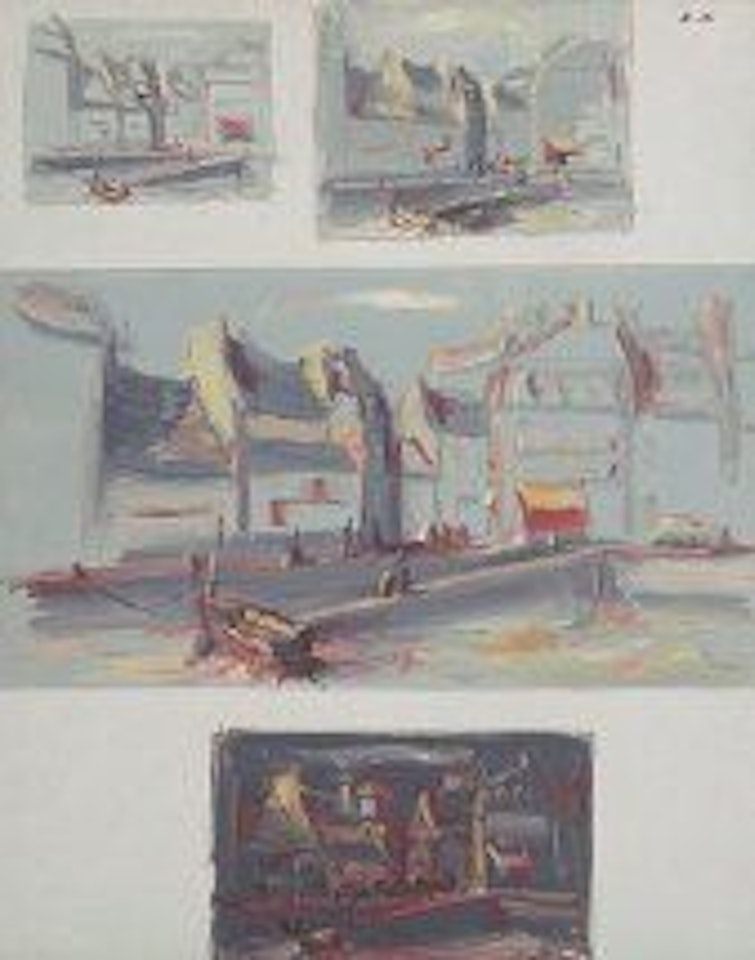 Belle-île, boards by Jean Hélion