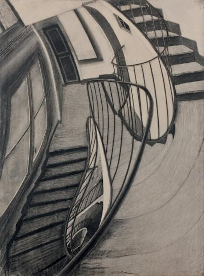 Untitled, Staircase, rue de Seine by Sam Szafran