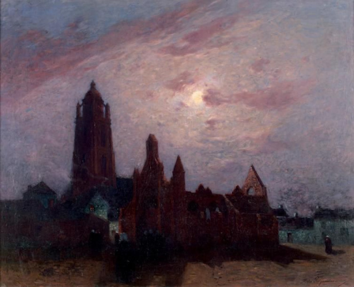 Moonlit Landscape by Ferdinand du Puigaudeau