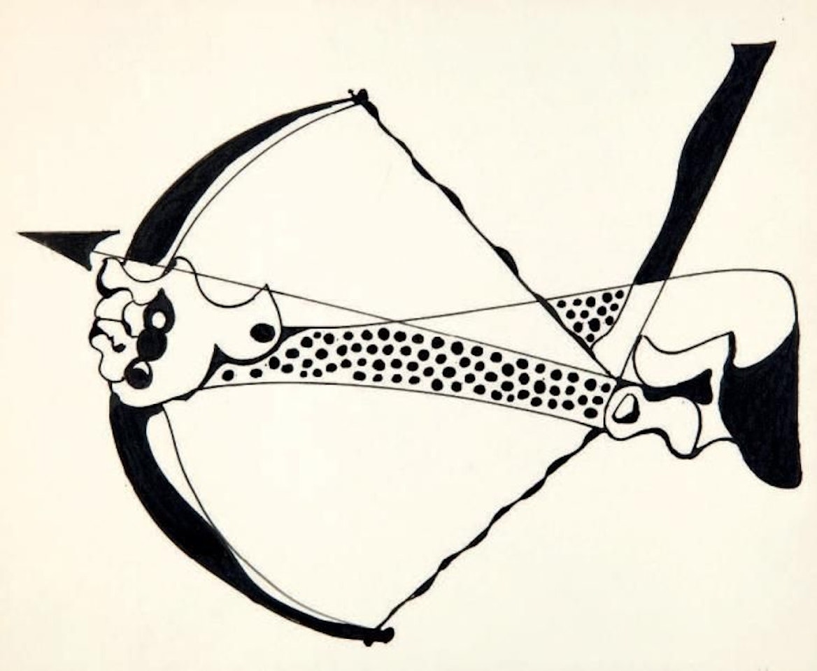 ORIGINAL DRAWING FOR KURT VALENTIN by André Masson
