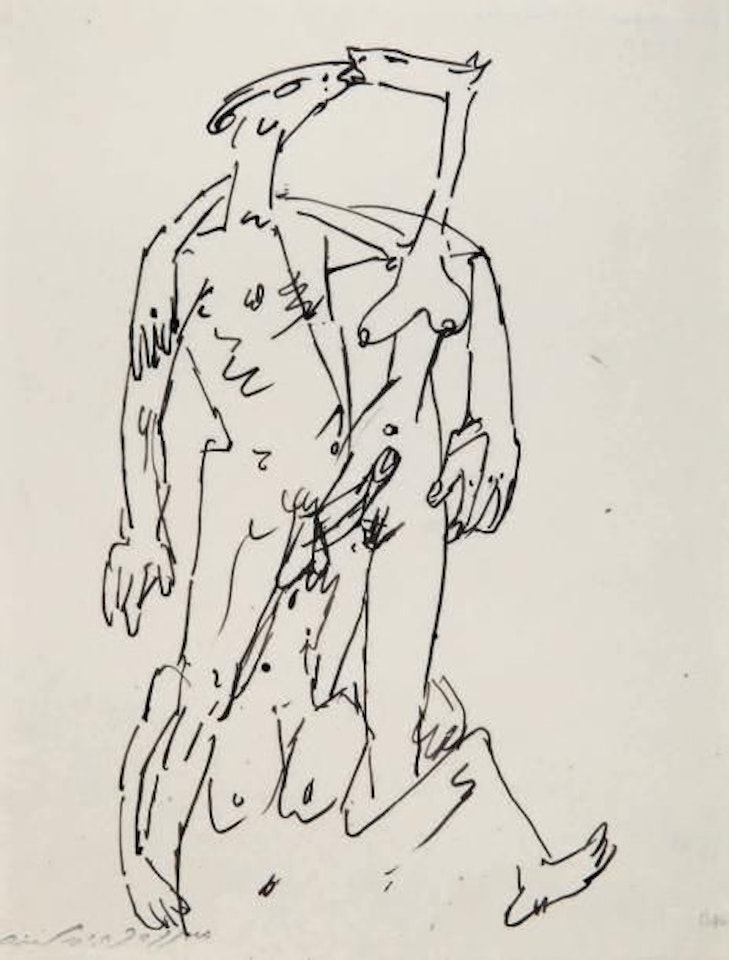 LOVING ANIMALS by André Masson